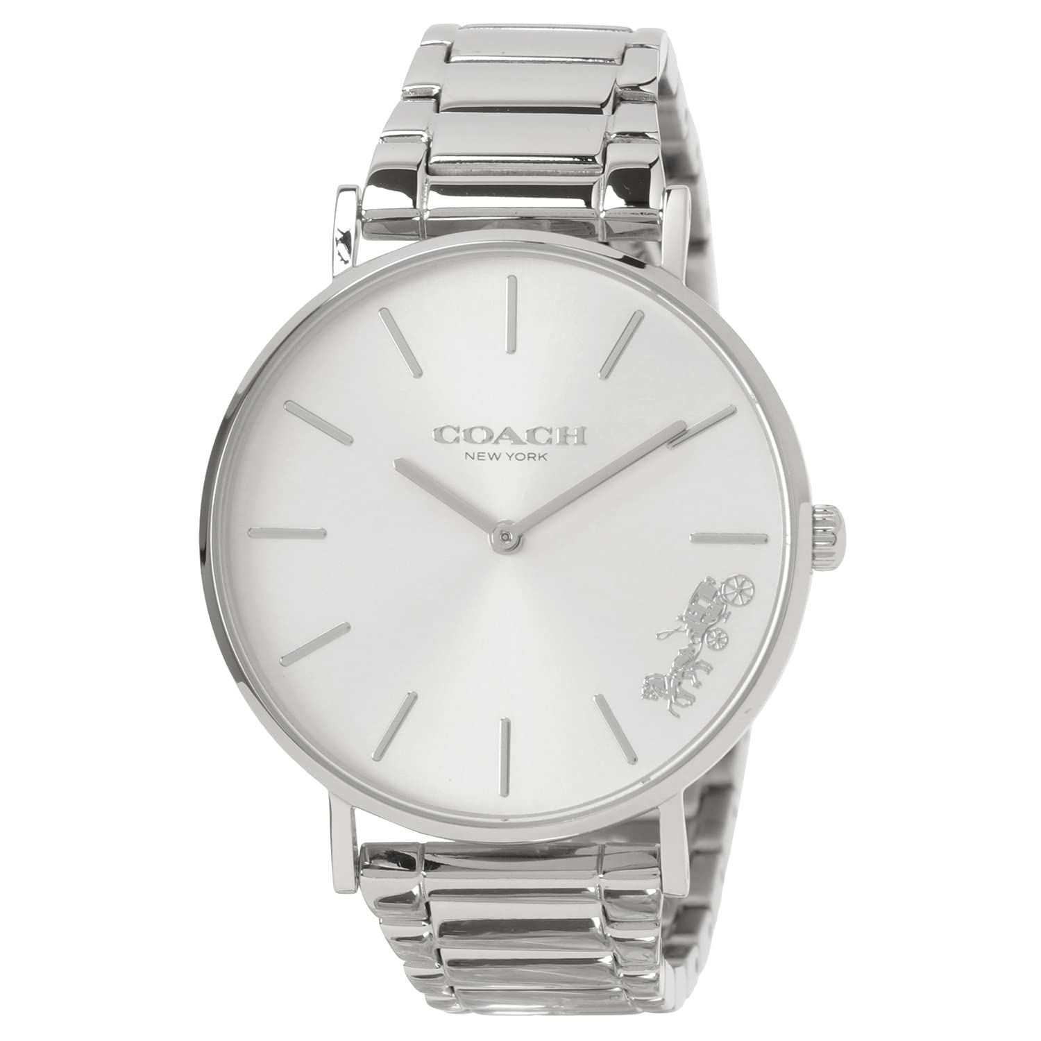 Coach Perry Silver Dial Silver Steel Strap Watch for Women - 14503344