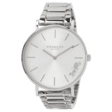 Coach Perry Silver Dial Silver Steel Strap Watch for Women - 14503344