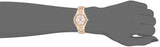 Guess Viva Diamonds White Dial Rose Gold Steel Strap Watch for Women - W0111L3