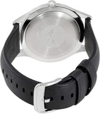 Emporio Armani Lambda Classic Quartz Black Dial Black Leather Strap Watch For Men - AR11020