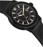 Salvatore Ferragamo F-80 Classic Black Dial Black Rubber Strap Watch for Men - SFHY01622