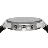 Salvatore Ferragamo Sapphire Chrono Black Dial Black Silicone Strap Watch for Men - SFME00121