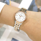Tissot Le Locle Automatic Small Lady Silver Dial Two Tone Steel Strap Watch For Women - T41.2.183.33