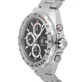 Tag Heuer Formula 1 Calibre 16 Automatic Chronograph Black Dial Silver Steel Strap Watch for Men - CAZ2010.BA0876
