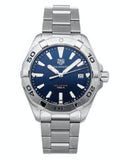 Tag Heuer Aquaracer Blue Dial Silver Steel Strap Watch for Men - WBD1112.BA0928