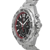 Tag Heuer Formula 1 Chronograph Black Dial Silver Steel Strap Watch for Men - CAZ101Y.BA0842