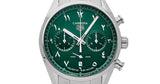 Tag Heuer Carrera Automatic Chronograph Limited Edition Green Dial Silver Steel Strap Watch for Men - CBN2014.EB0240