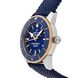Breitling Superocean Heritage B20 Automatic 42 Blue Dial Blue Mesh Bracelet Watch for Men - UB2010161C1S1