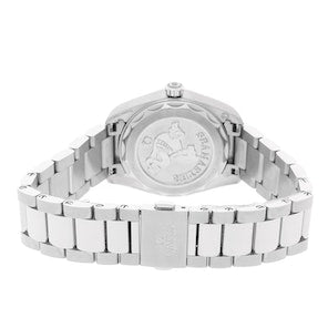 Omega Seamaster Aqua Terra Quartz Diamond Silver Dial Silver Steel Strap Watch for Women - 220.10.28.60.54.001