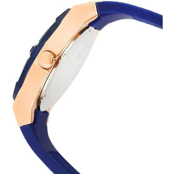 Guess Jet Setter Analog Quartz Blue Dial Blue Rubber Strap Watch For Women - W0571L1