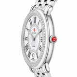 Michele Serein Mother of Pearl Dial Silver Steel Strap Watch for Women - MWW21B000030