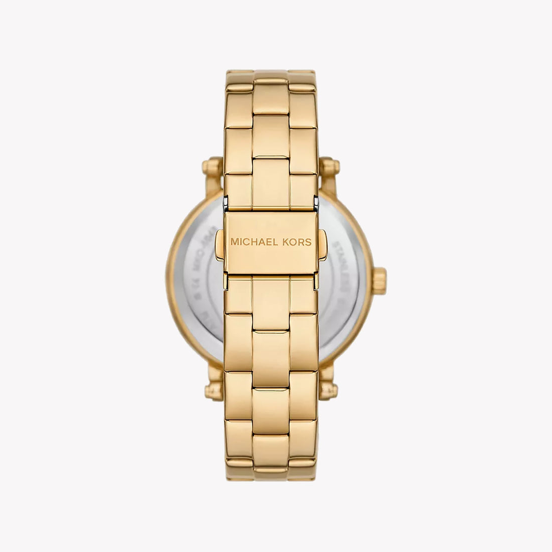 Michael Kors Quartz Blue Dial Gold Steel Strap Watch for Men - MKO1048