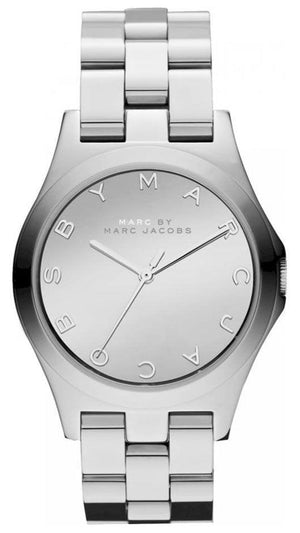 Marc Jacobs Henry Silver Dial Silver Steel Strap Watch for Women - MBM3210