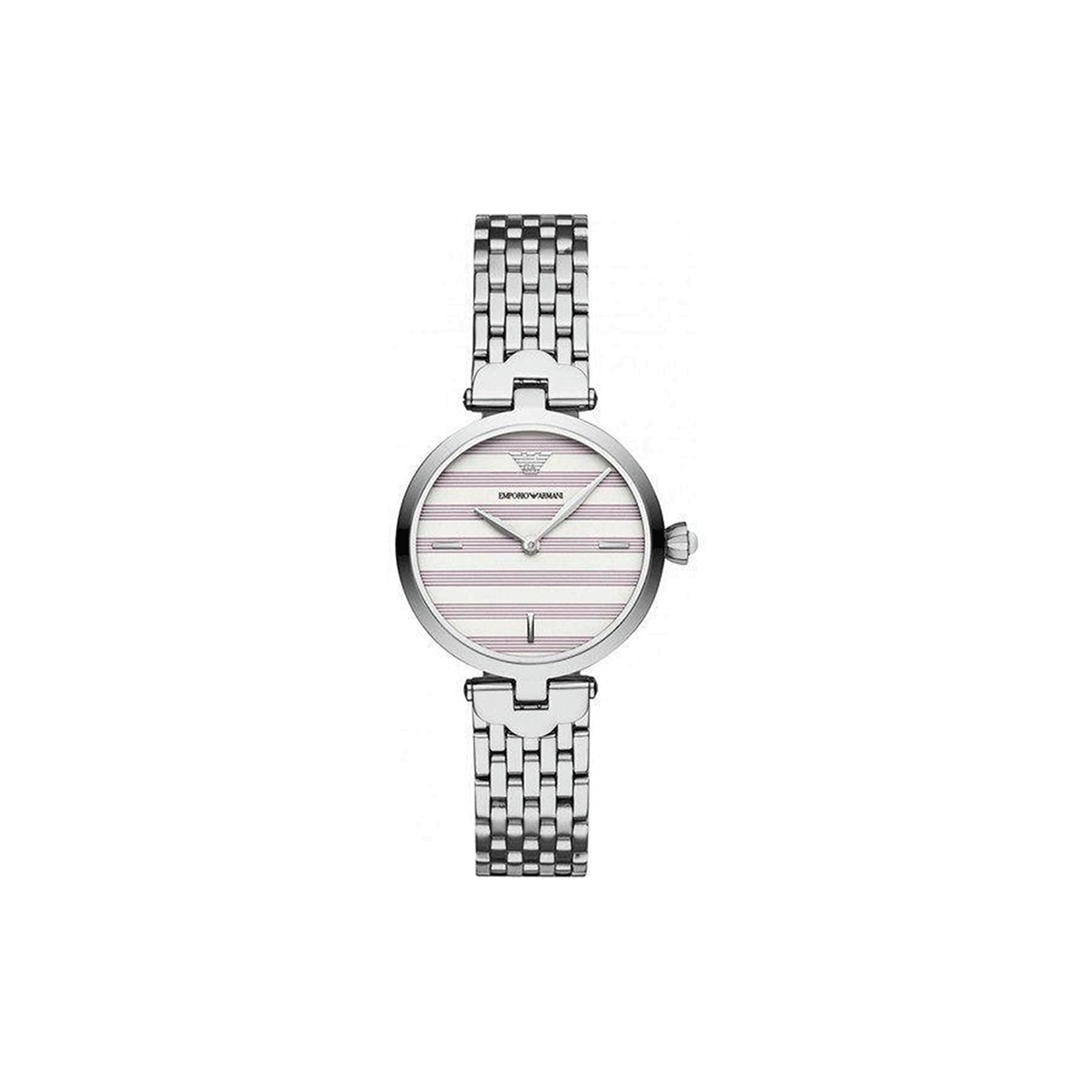 Emporio Armani Arianna Analog White Dial Silver Steel Strap Watch For Women - AR11195