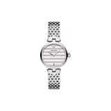 Emporio Armani Arianna Analog White Dial Silver Steel Strap Watch For Women - AR11195