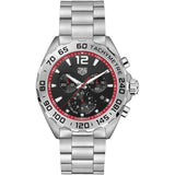 Tag Heuer Formula 1 Chronograph Black Dial Silver Steel Strap Watch for Men - CAZ101Y.BA0842