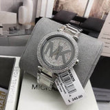 Michael Kors Parker Silver Dial Silver Steel Strap Watch for Women - MK5925