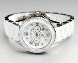 Marc Jacobs Rock White Dial White Silicone Strap Watch for Women - MBM2545