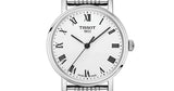 Tissot T Classic Everytime Small White Dial Silver Mesh Bracelet Watch For Women - T109.210.11.033.00