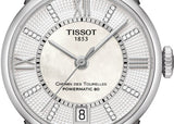 Tissot Chemin Des Tourelles Powermatic 80 Helvetic Silver Dial Silver Steel Strap Watch For Women - T099.207.11.116.00