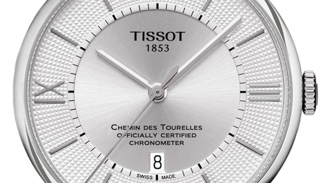 Tissot T Classic Chemin Des Tourelles Silver Dial Silver Steel Strap Watch For Men - T099.408.11.038.00