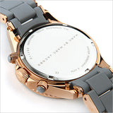 Marc Jacobs Rock Chronograph Grey Dial Grey Silicone Strap Watch for Women - MBM2550