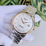 Tissot Luxury Powermatic 80 Silver Dial Silver Steel Strap Watch For Men - T086.408.22.036.00