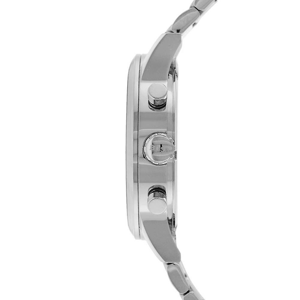 Hugo Boss Aeroliner Chronograph Black Dial Silver Steel Strap Watch For Men - 1512446