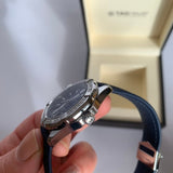 Tag Heuer Aquaracer Quartz Diamonds Blue Dial Blue Nylon Strap Watch for Women - WAY131N.FT6091