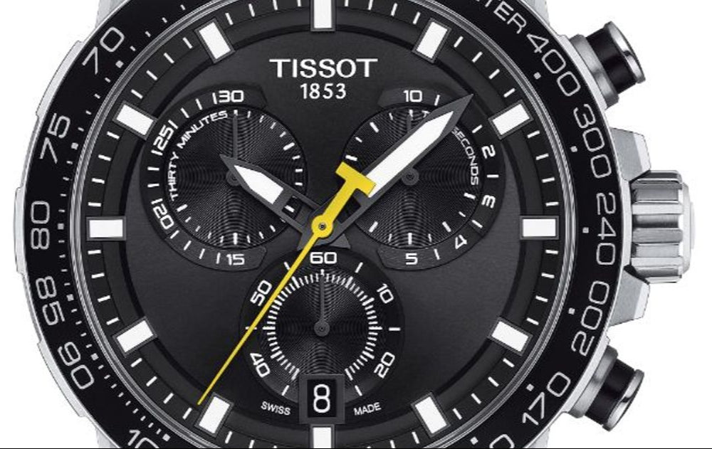 Tissot Supersport Chrono Black Dial Black Nylon Strap Watch for Men - T125.617.17.051.02