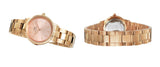 Daniel Wellington Iconic Link Pink Dial Rose Gold Steel Strap Watch For Women - DW00100333
