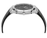Salvatore Ferragamo F-80 Classic Black Dial Black Leather Strap  Watch for Men - SFDT00219