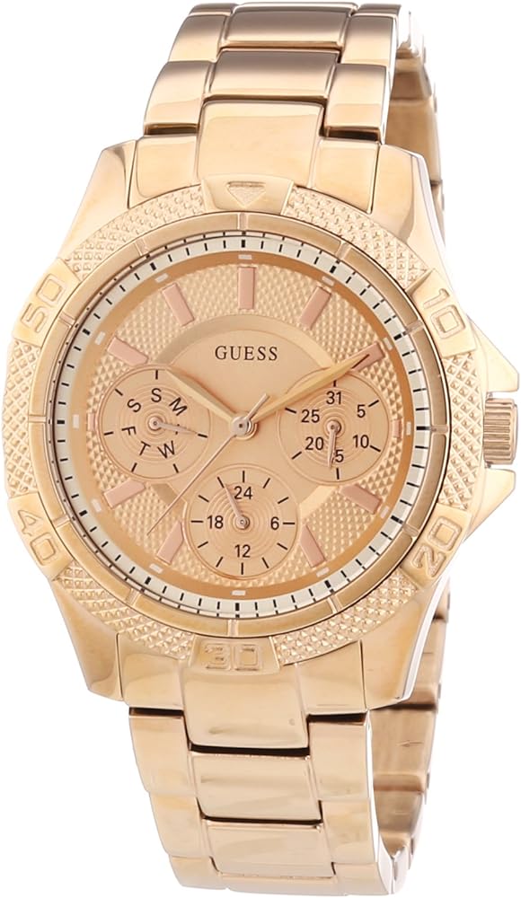 Guess Phantom Mini Rose Gold Dial Rose Gold Steel Strap Watch for Women - W0235L3