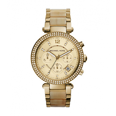 Michael Kors Parker Gold Dial Gold Steel Strap Watch for Women - MK5632
