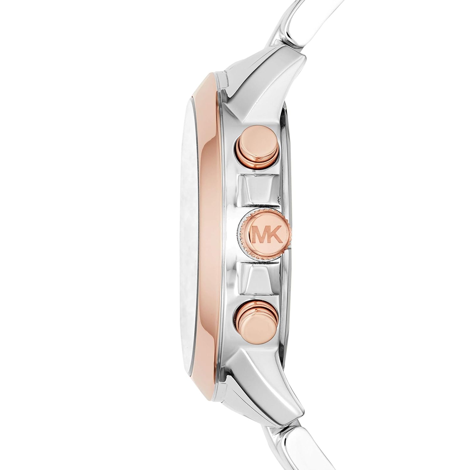 Michael Kors Bradshaw Chronograph Blue Dial Two Tone Steel Strap Watch For Women - MK6389