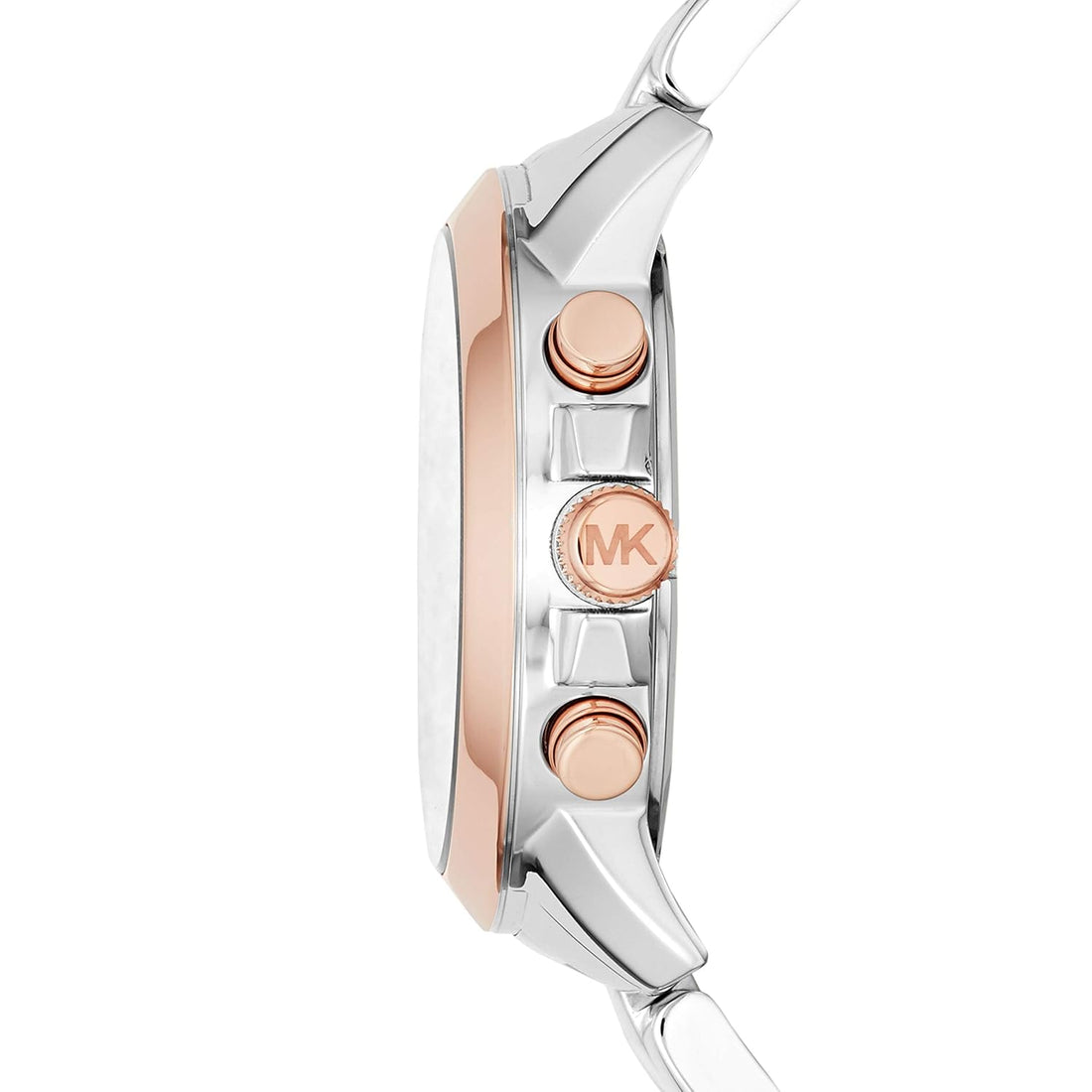 Michael Kors Bradshaw Chronograph Blue Dial Two Tone Steel Strap Watch For Women - MK6389