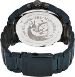Diesel Daddy 2.0 Chronograph Grey Dial Blue Steel Strap Watch For Men - DZ7414