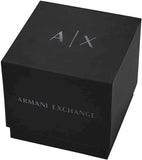 Armani Exchange Hampton Chronograph Black Dial Black Steel Strap Watch For Men - AX2413