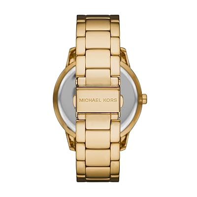 Michael Kors Tibby Three Hand Gold Dial Gold Steel Strap Watch For Women - MK6879