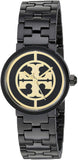 Tory Burch Reva Black Dial Black Steel Strap Watch for Women - TBW4038