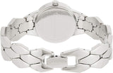 Calvin Klein Snake Silver Dial Silver Steel Strap Watch For Women - K6E23146