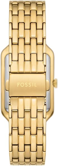 Fossil Raquel Three Hand Date Green Dial Gold Steel Strap Watch For Women - ES5341