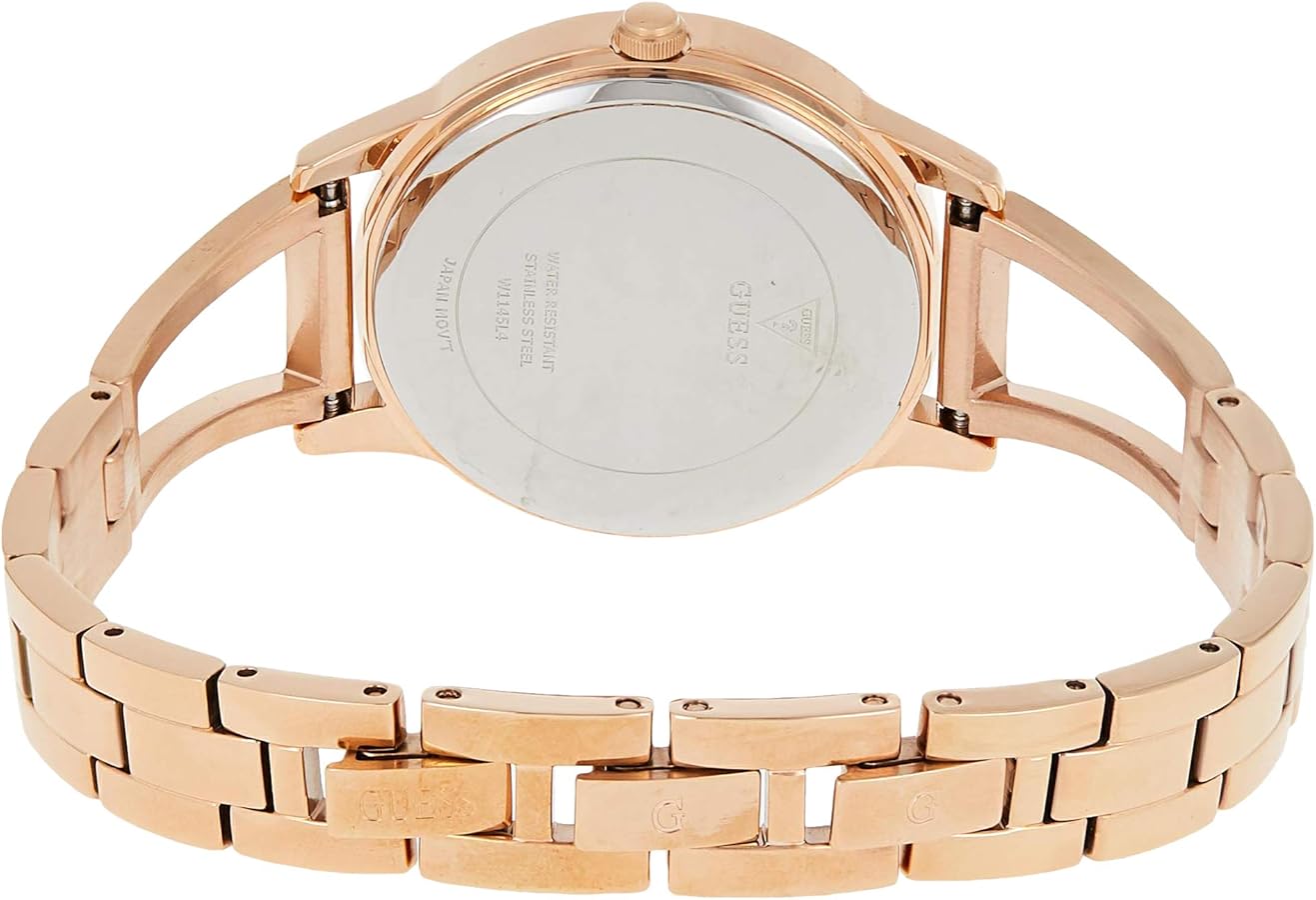 Guess Lola Rose Gold Dial Rose Gold Steel Strap Watch For Women - W1145L4