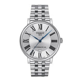 Tissot T Classic Carson Premium Powermatic 80 Silver Dial Silver Steel Strap Watch For Men - T122.407.11.033.00