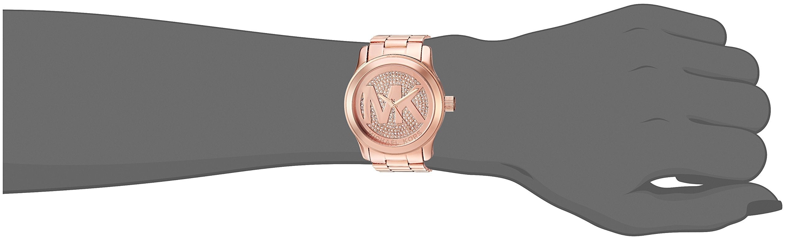 Michael Kors Runway Rose Gold Dial Rose Gold Steel Strap Watch for Women - MK5661