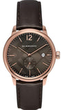 Burberry The Classic Brown Dial Brown Leather Strap Watch for Men - BU10012