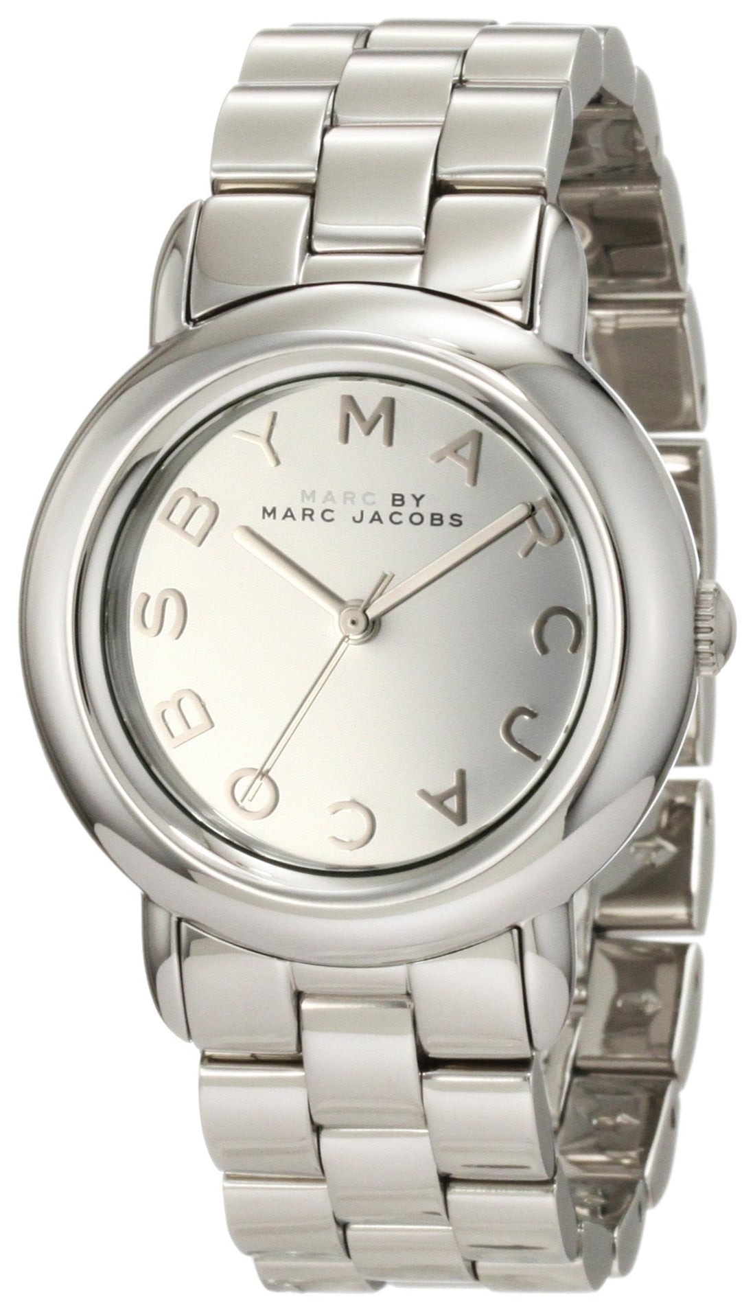 Marc Jacobs Marci Silver Dial Silver Steel Strap Watch for Women - MBM3097