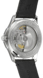 Gucci G Timeless Automatic Black Dial Black Leather Strap Watch For Women - YA126469