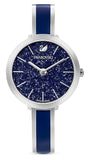 Swarovski Crystalline Delight Analog Blue Dial Two Tone Steel Strap Watch for Women - 5580533