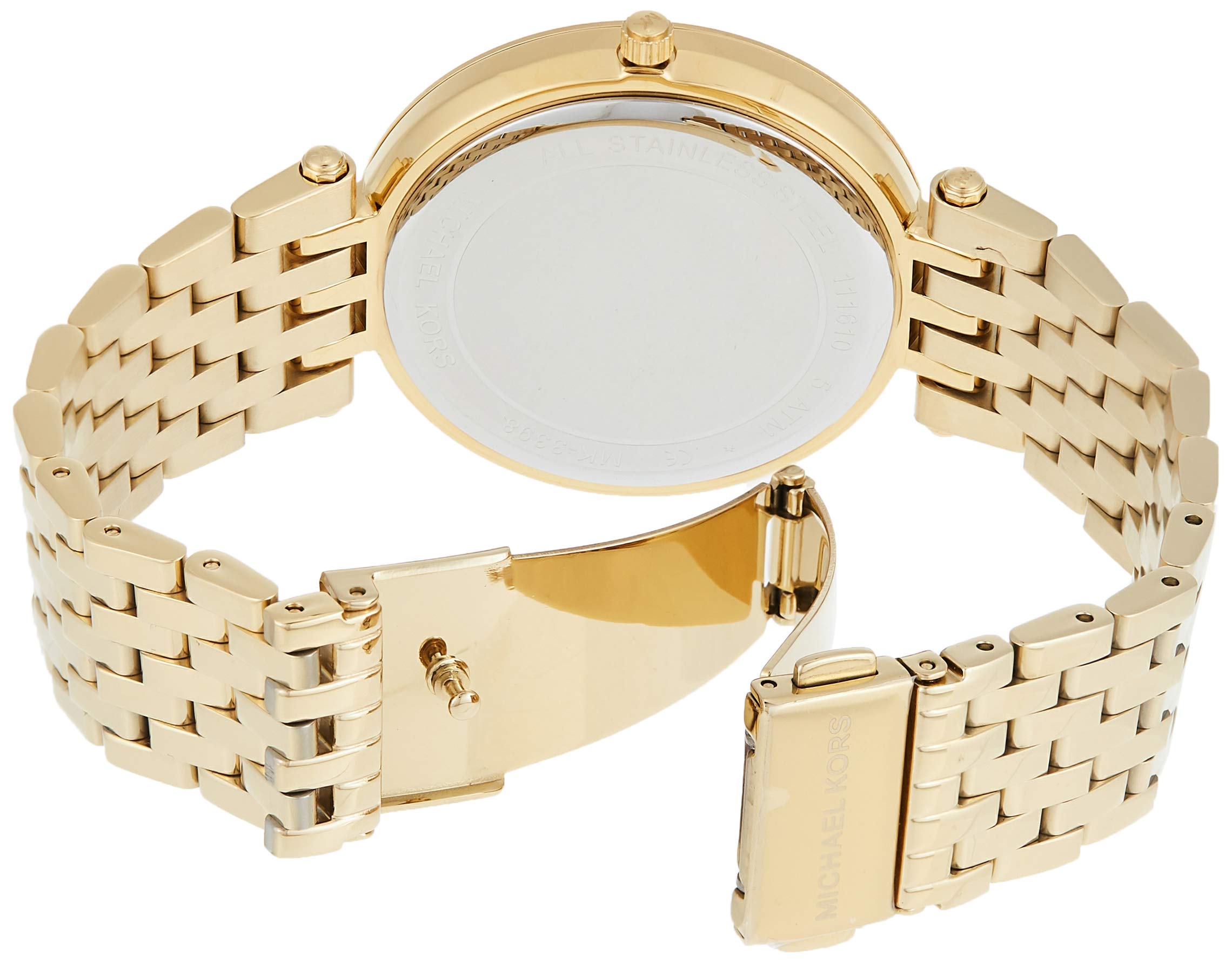Michael Kors Darci Gold Dial Gold Steel Strap Watch for Women - MK3398
